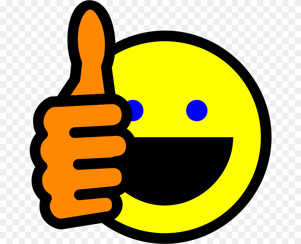 Emoticonline Artwaving Hello Thumbs Up Smiley, Body Part, Finger, Hand, Person Png Image