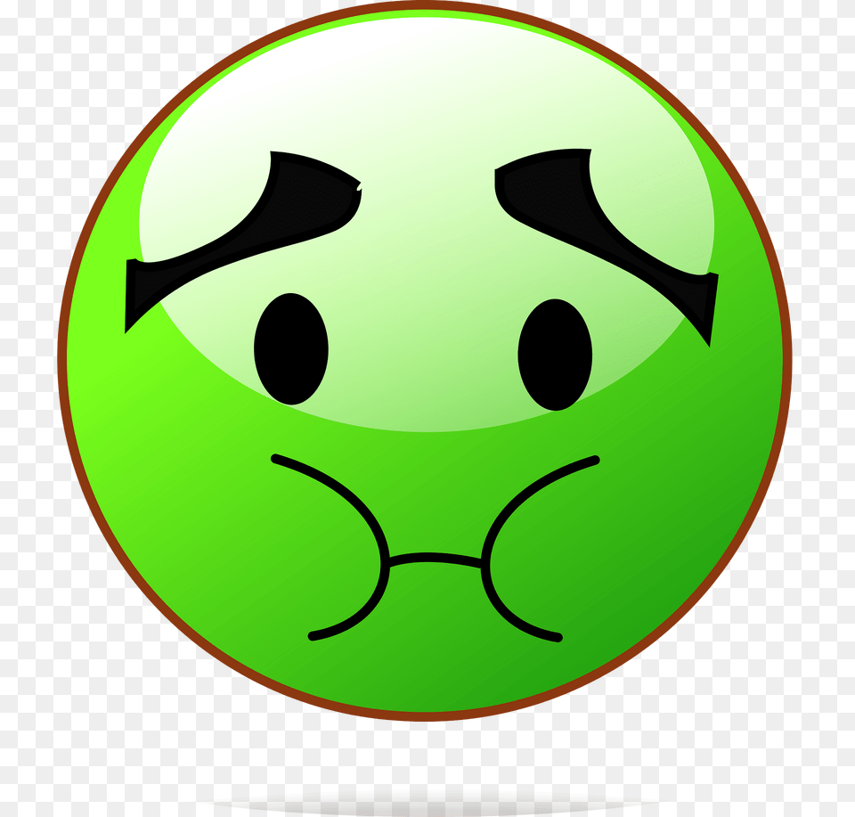 Emoticons Clipart, Green, Ball, Football, Soccer Png Image