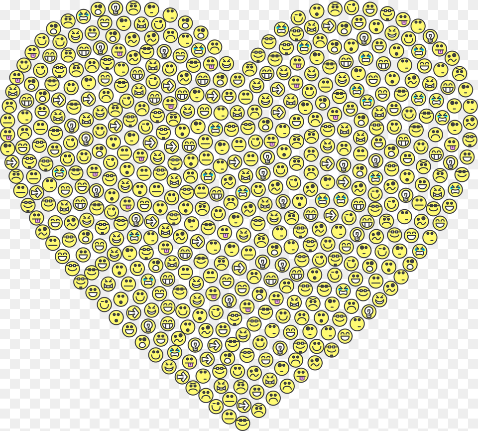 Emoticons Clipart, Pattern, Accessories, Heart, Art Png Image
