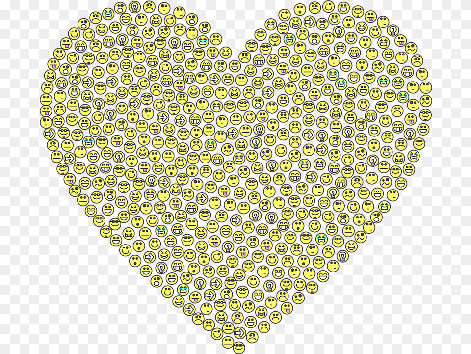 Emoticons Emoji Smileys Vector Graphic On Pixabay Imagini, Pattern, Heart, Accessories Png