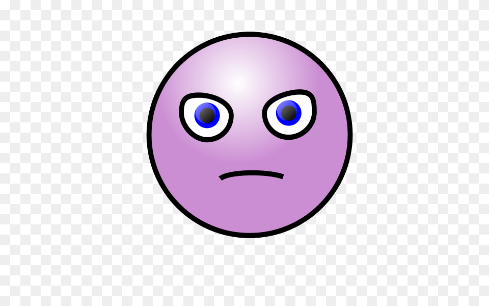 Emoticons Evil Face Clipart For Web, Purple, Sphere, Head, Person Png Image
