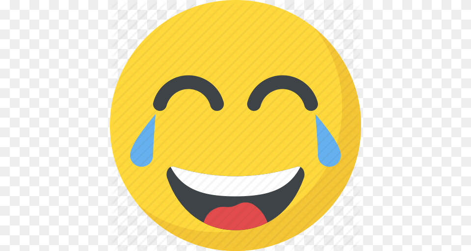 Emoticons Face Smiley Laughing Face Laughing Tears Smiley Icon Png