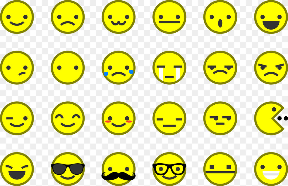 Emoticons Smileys Icons, Accessories, Sunglasses, Symbol, Face Free Png Download