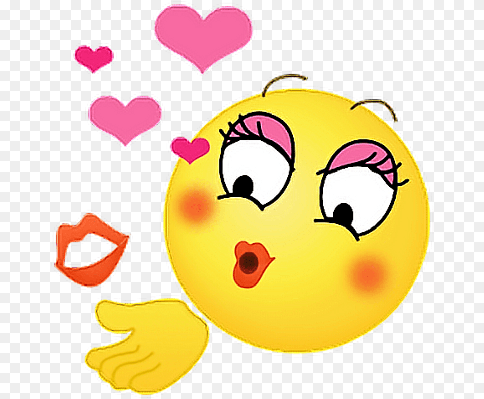 Emoticons Stickers Love Emotions Love You Kiss Stickers Download, Balloon Png
