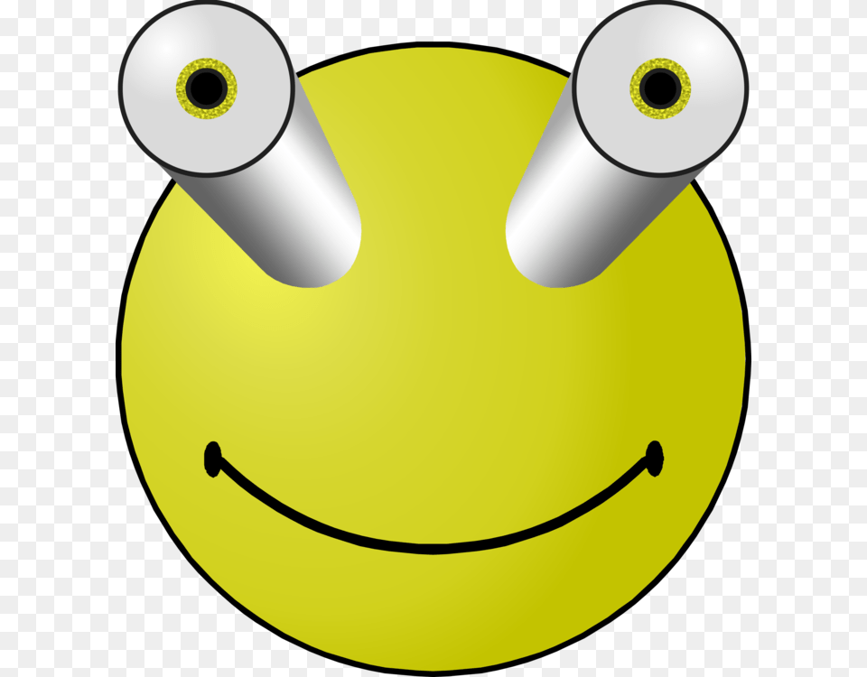 Emoticonsmileyyellow Emoticon Clip Art Of Smiley, Lighting, Green, Adapter, Electronics Png