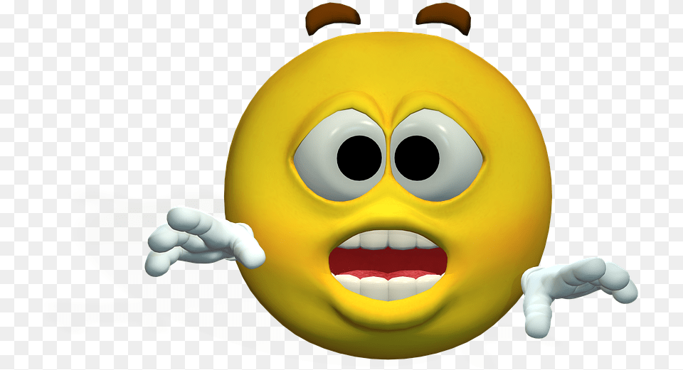 Emotiguy Frightened Excited Curious Fig Yellow Throat Punch Emoji Free Png
