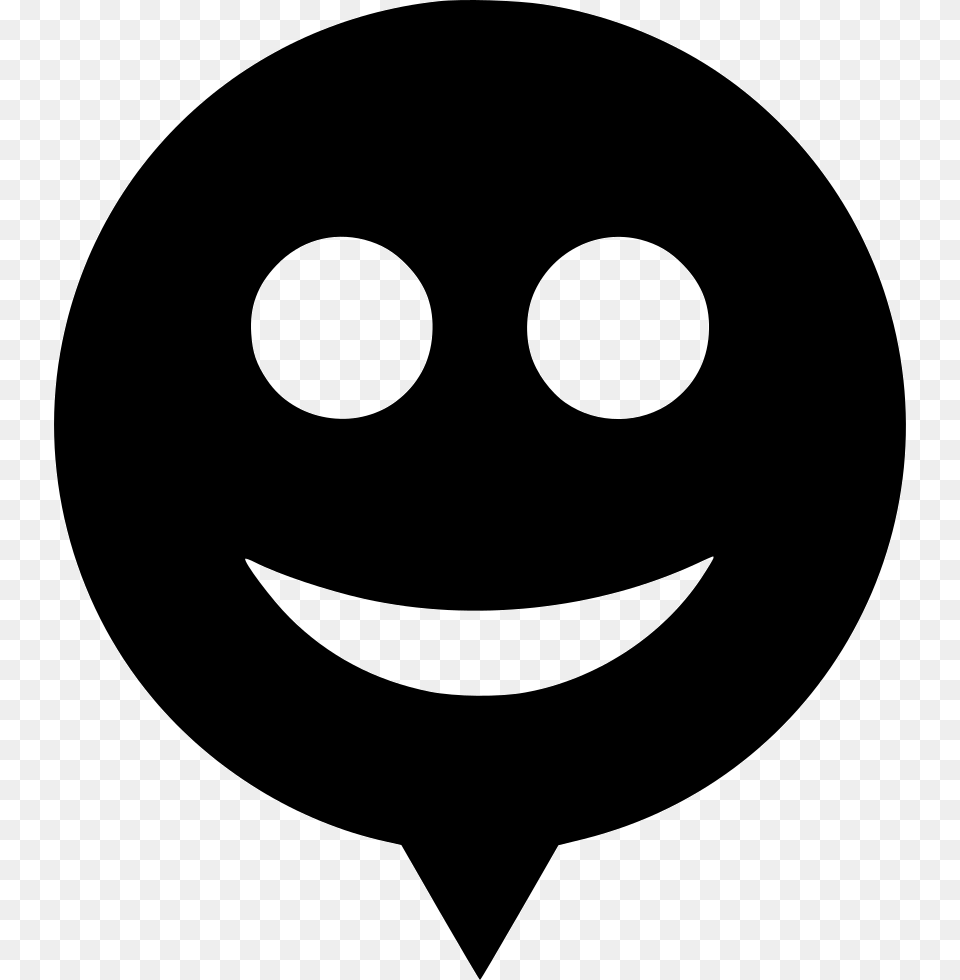 Emotion Black Angry Smiley, Stencil Free Transparent Png