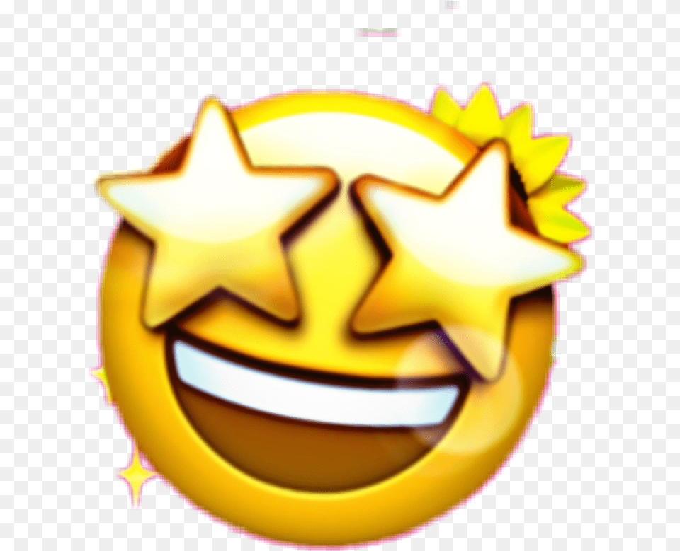 Emotion Emoji Star Face Emoji Transparent, Helmet, Symbol, Star Symbol Free Png