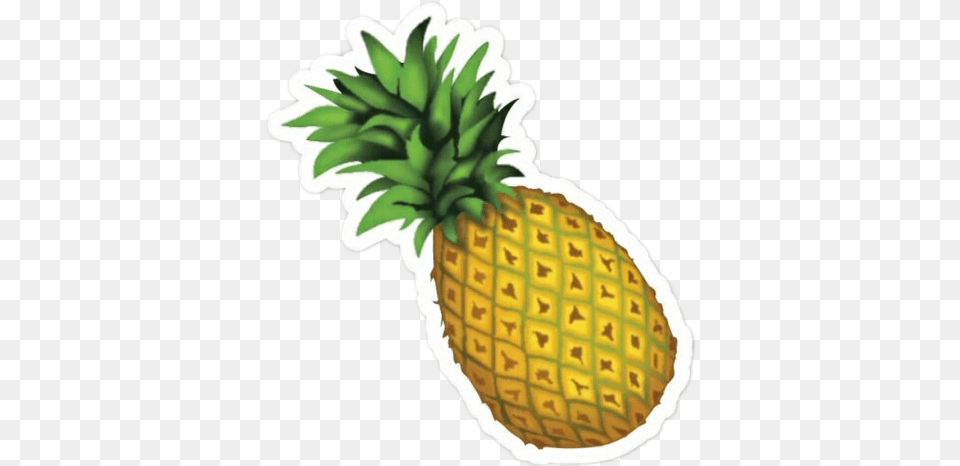 Emotion Emojisticker Emoji Pineapple Pineapple Emoji, Food, Fruit, Plant, Produce Free Png Download