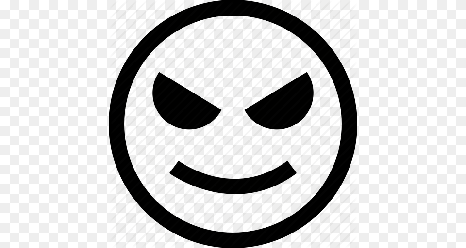 Emotion Evil Face Faces Smile Icon Png