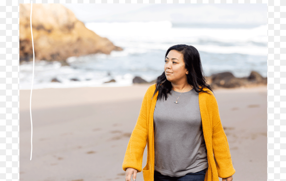 Emotioncode Header Image Beach, Knitwear, Clothing, Face, Sweater Free Png Download