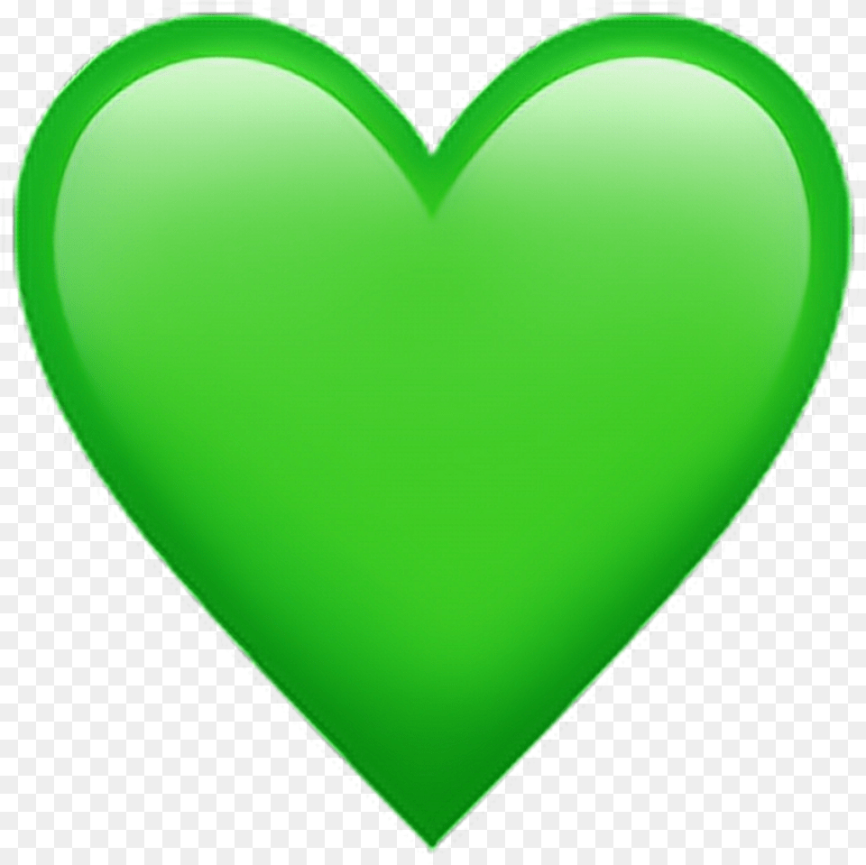 Emotions Clipart Heart Green Heart Emoji, Balloon Free Png Download