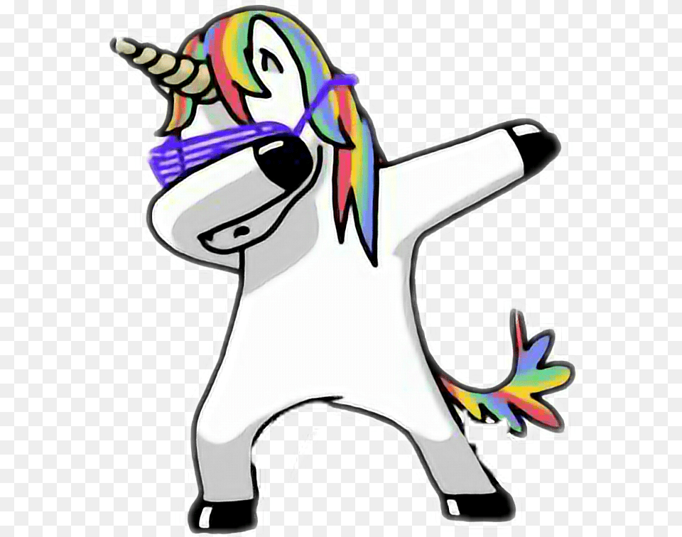 Emotionsunicorndab Unicorn Dabbing, Person, Art, Book, Comics Free Png Download