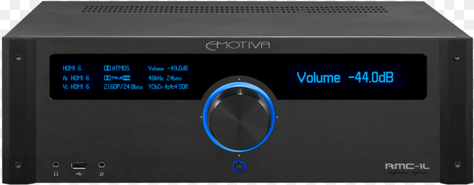 Emotiva Rmc, Amplifier, Electronics, Stereo, Computer Hardware Png