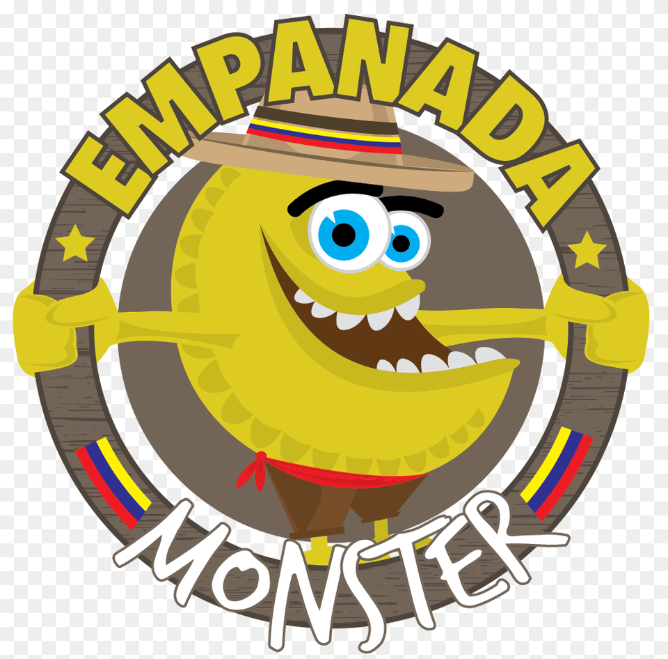 Empanada Monster Authentic Colombian Food Truck Catering Nj, Logo, Ammunition, Grenade, Weapon Free Transparent Png