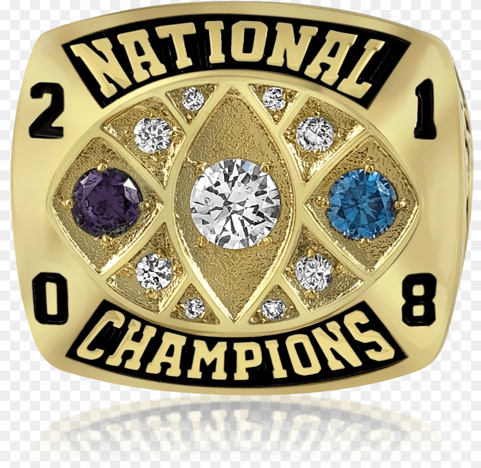 Emperor Custom Championship Ring No Minimums Football Solid, Accessories, Badge, Diamond, Gemstone Free Transparent Png