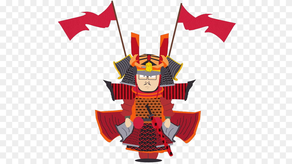 Emperor Hirohito South Park Archives Fandom Powered, Clothing, Costume, Person, Samurai Free Transparent Png