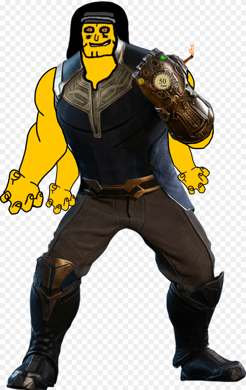 Emperor Pasi Palpatine Wielding The Rap Gauntlet Avengers Infinity War Thanos, Adult, Male, Man, Person Free Png