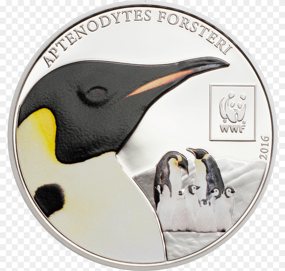 Emperor Penguin Silver, Animal, Bird, Coin, Money Png