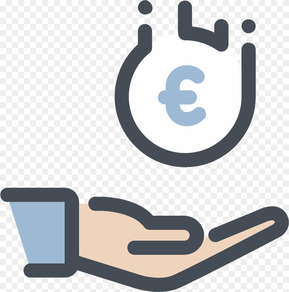 Empfange Euro Icon Receive Money Icon Free Png