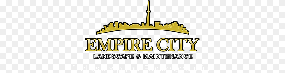 Empire City Landscape Amp Maintenance Construction, Scoreboard, Text, Logo, Architecture Free Png