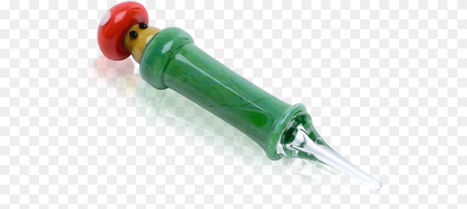 Empire Glassworks Mario Party Warp Mushroom Dabber, Cutlery, Smoke Pipe Free Transparent Png