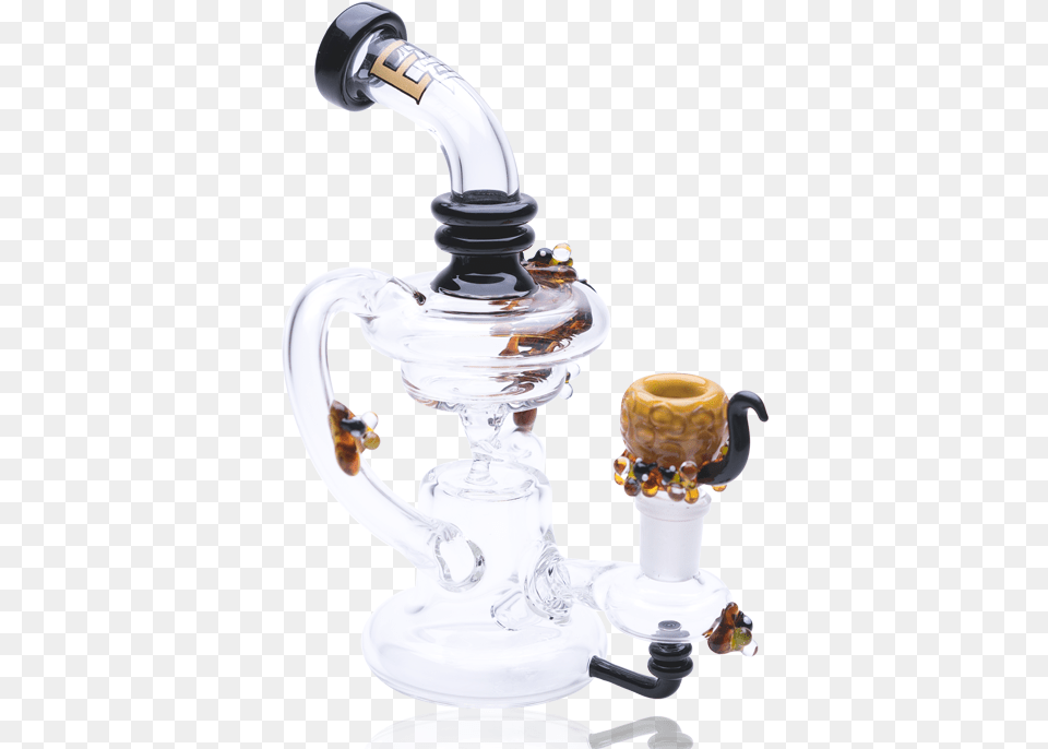 Empire Glassworks Mini Beehive Recycler Dab Rig Empire Glassworks Mini Recycler, Sink, Sink Faucet, Smoke Pipe, Glass Png Image