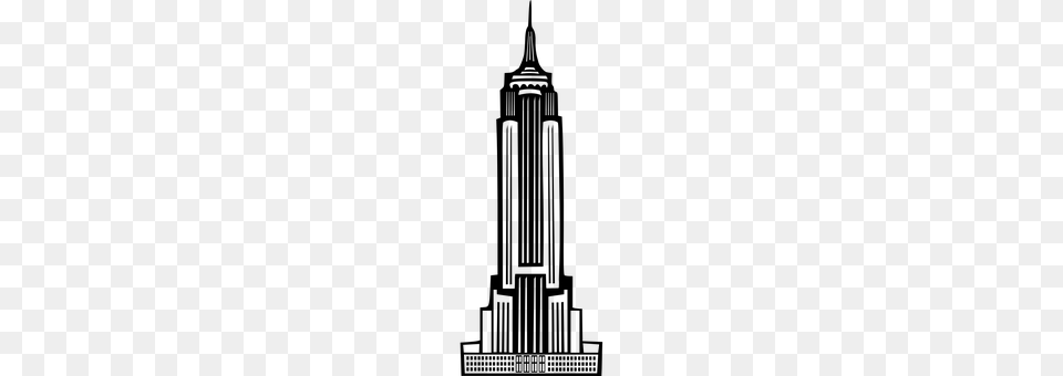 Empire State Building Gray Png Image