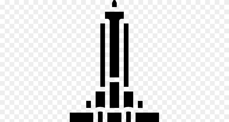 Empire State Building, Stencil, City, Cross, Symbol Free Png