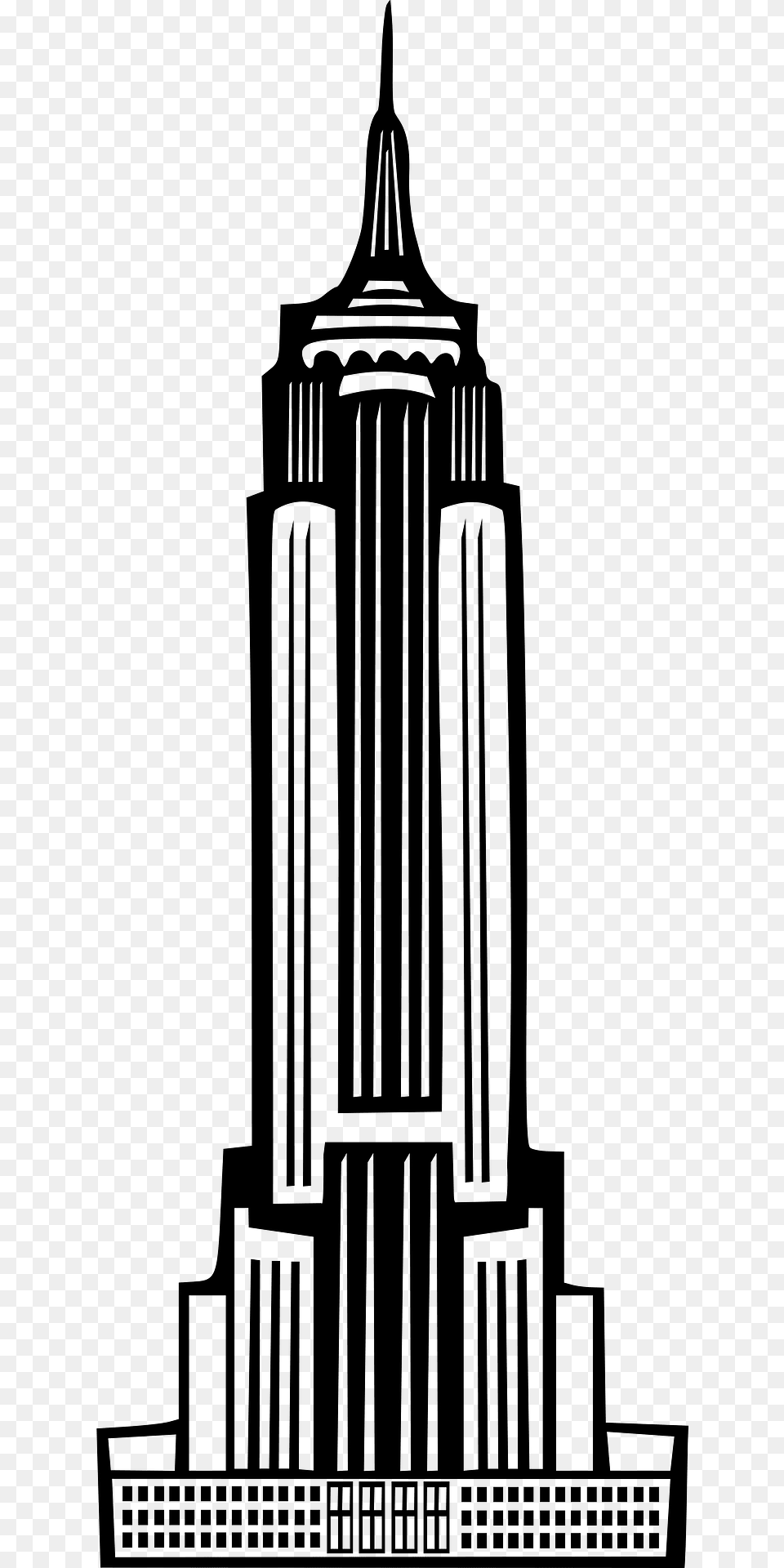 Empire State Building Clipart, City, Architecture, Spire, Tower Png Image