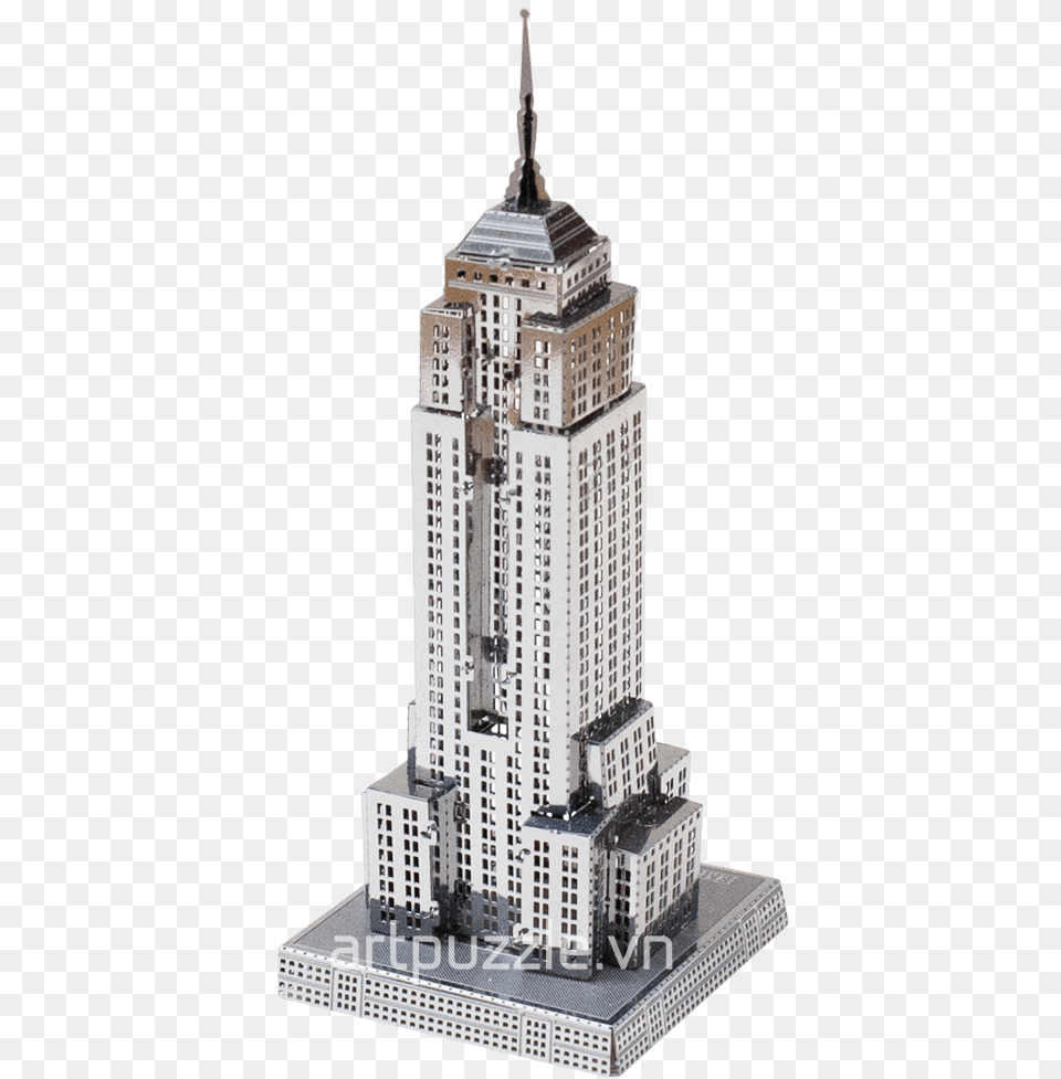 Empire State Building Download Metal Empire State Building Model, Architecture, High Rise, City, Urban Png Image