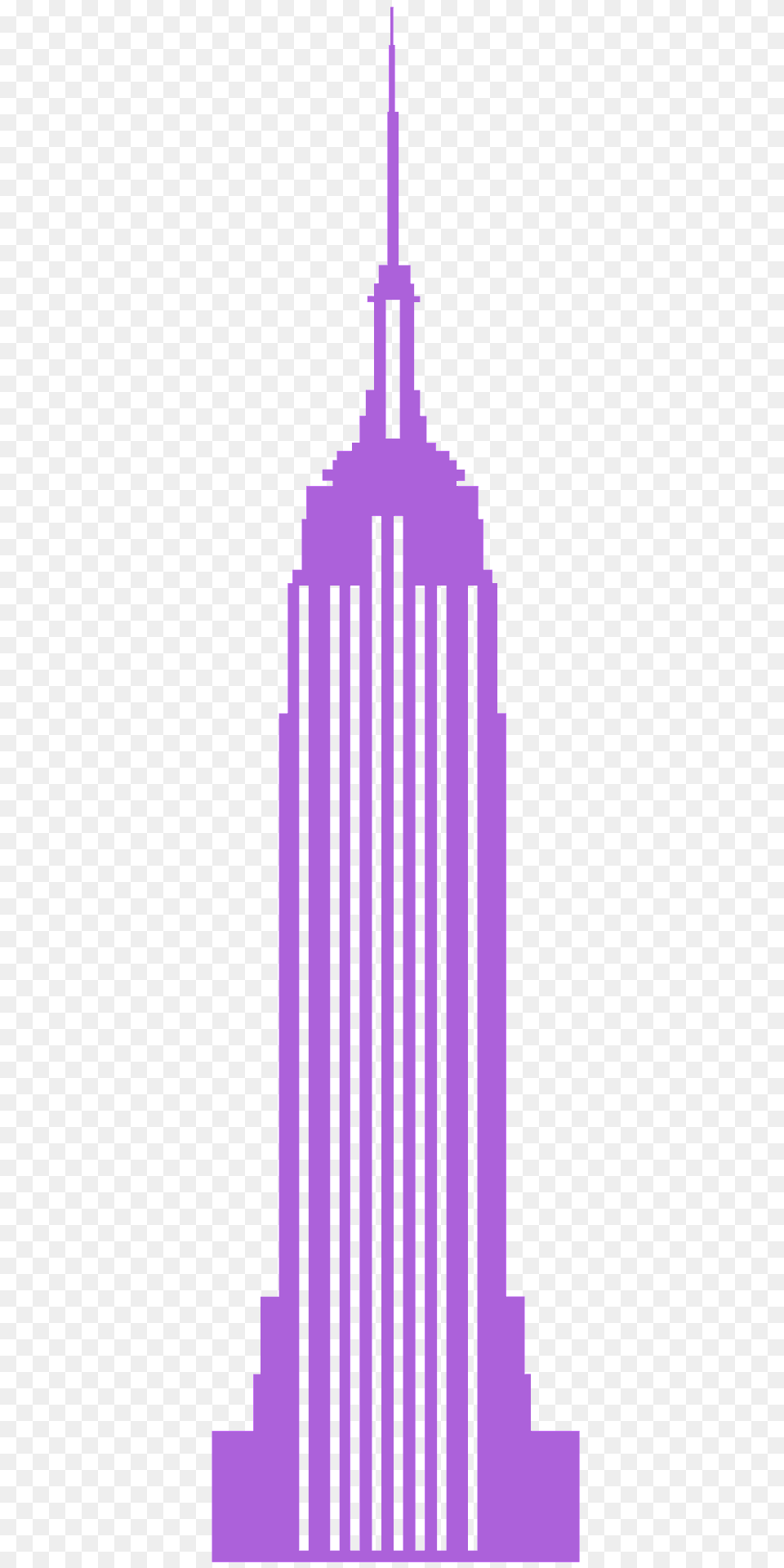 Empire State Building Silhouette, Architecture, City, Spire, Tower Free Transparent Png