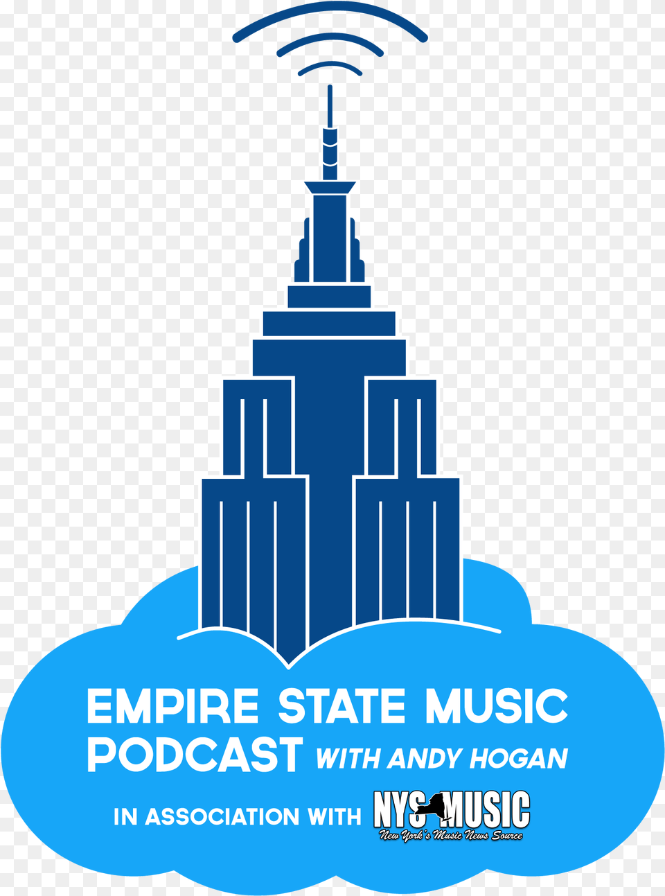 Empire State Music Logo Color, City, Advertisement, Architecture, Building Free Png