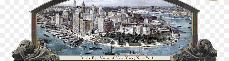 Empire State Postal History Society Manhattan Map, Metropolis, Waterfront, City, Urban Png