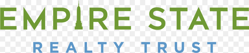Empire State Realty Trust Inc Logo, Text, Green Png