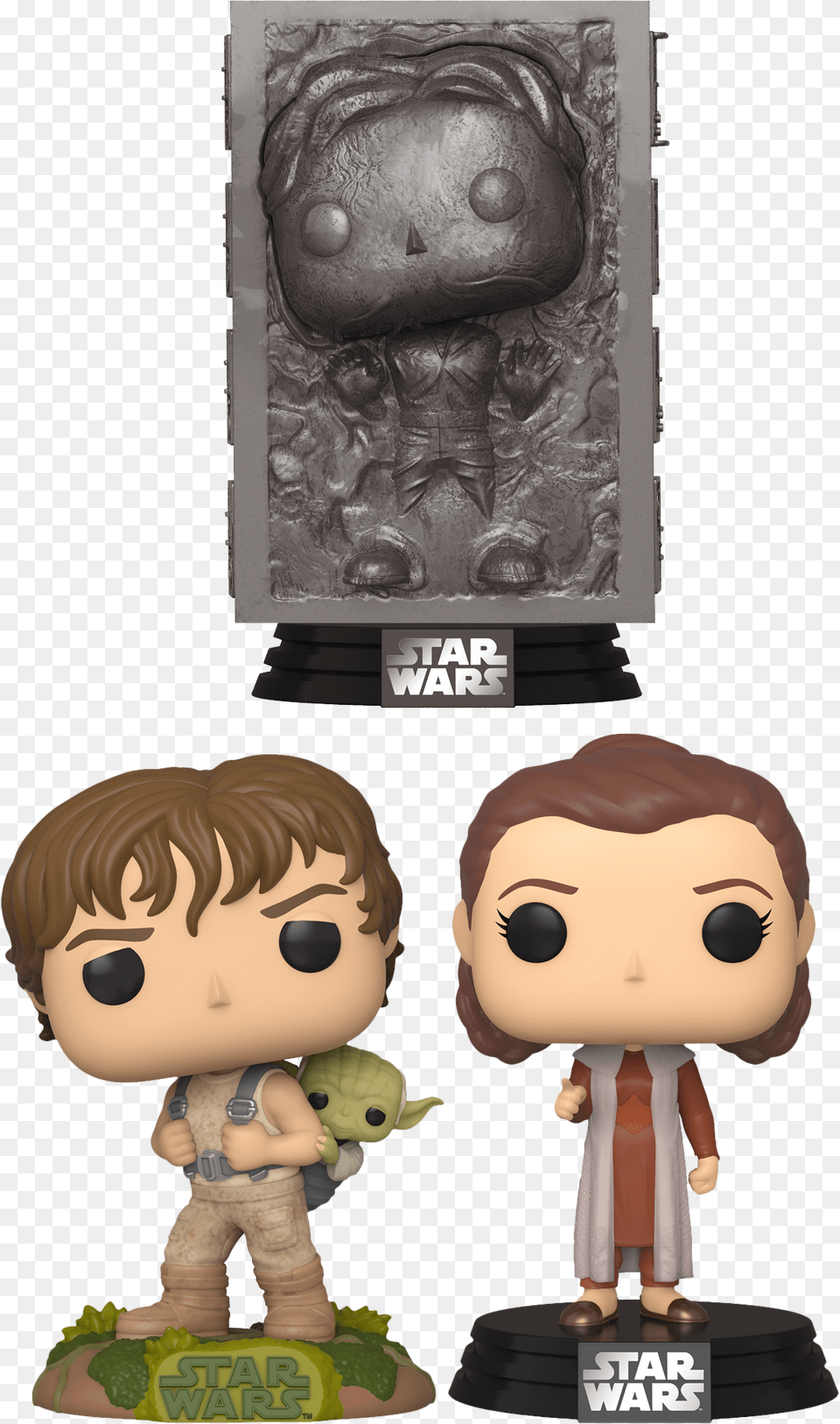 Empire Strikes Back Funko Pop, Figurine, Baby, Doll, Person Free Png Download