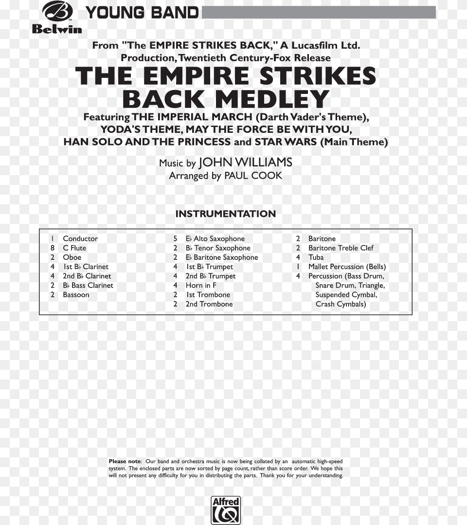 Empire Strikes Back Thumbnail Pink Panther Band Score, Advertisement, Poster, Page, Text Free Png Download