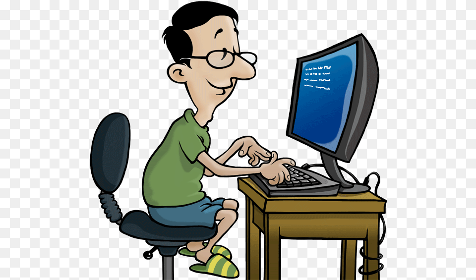 Employee, Computer, Pc, Electronics, Person Png