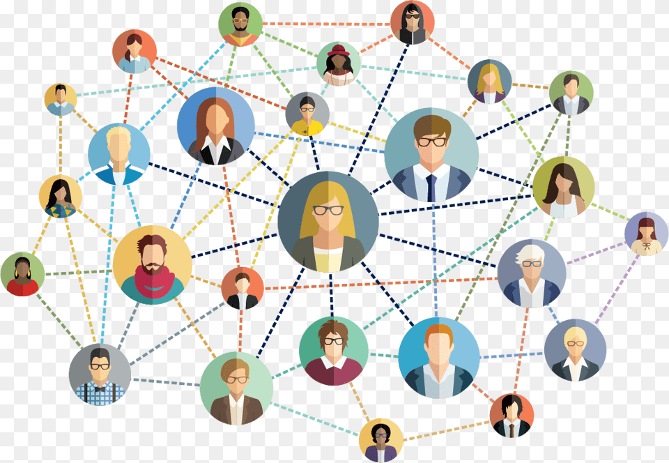 Employee Relations Networking Illustration, Network, Adult, Male, Man Png