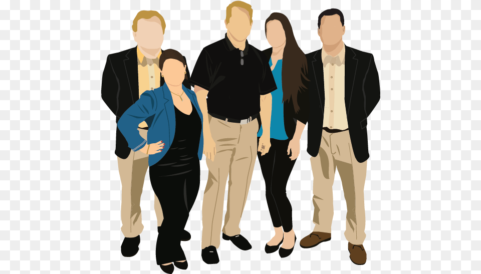 Employee Team Vectorartboard Conversation, Long Sleeve, People, Person, Jacket Png Image
