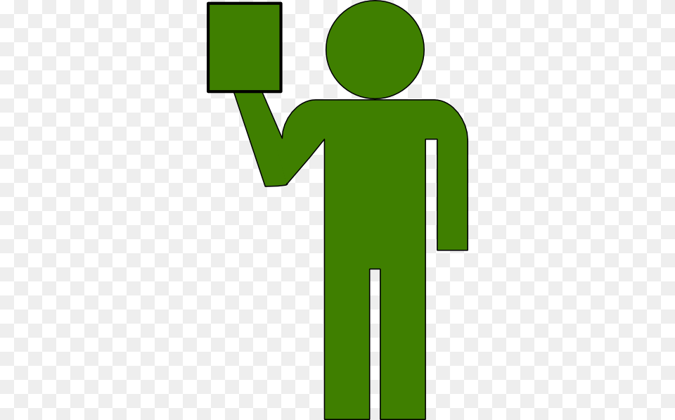 Employee With Corporate Ipad, Symbol, Green, Sign, Cross Free Png Download