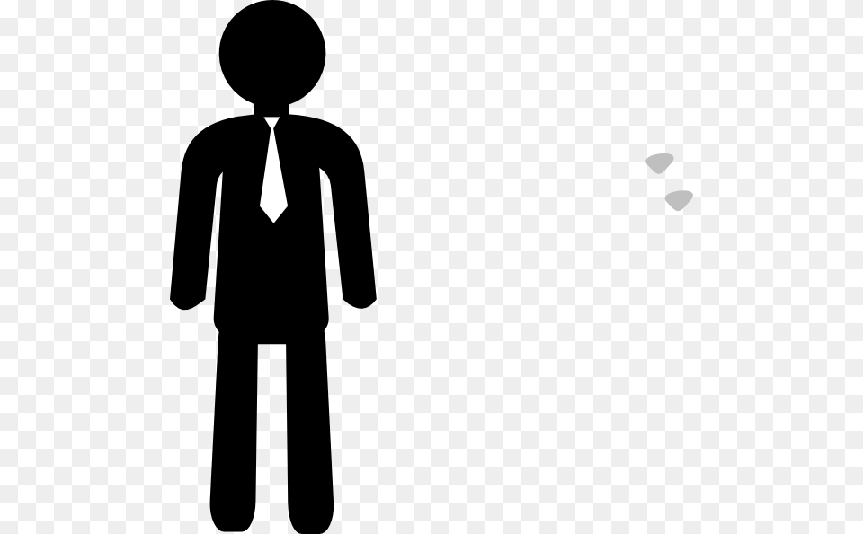 Employee With Necktie Clip Arts For Web, Silhouette, Boy, Child, Male Free Transparent Png