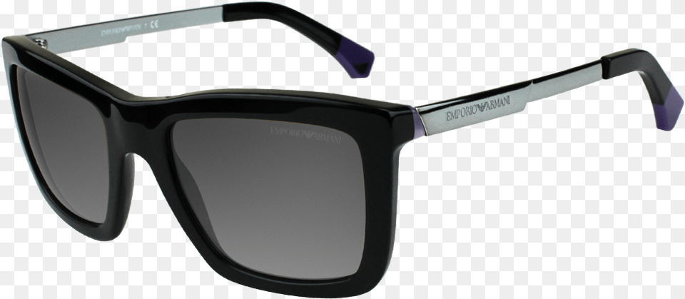Emporio Armani Ea4017 Black Violet Sunglasses Zoom Gamt Metal Frames Brand Design Fashion Cat Eye Round, Accessories, Glasses, Goggles Png Image