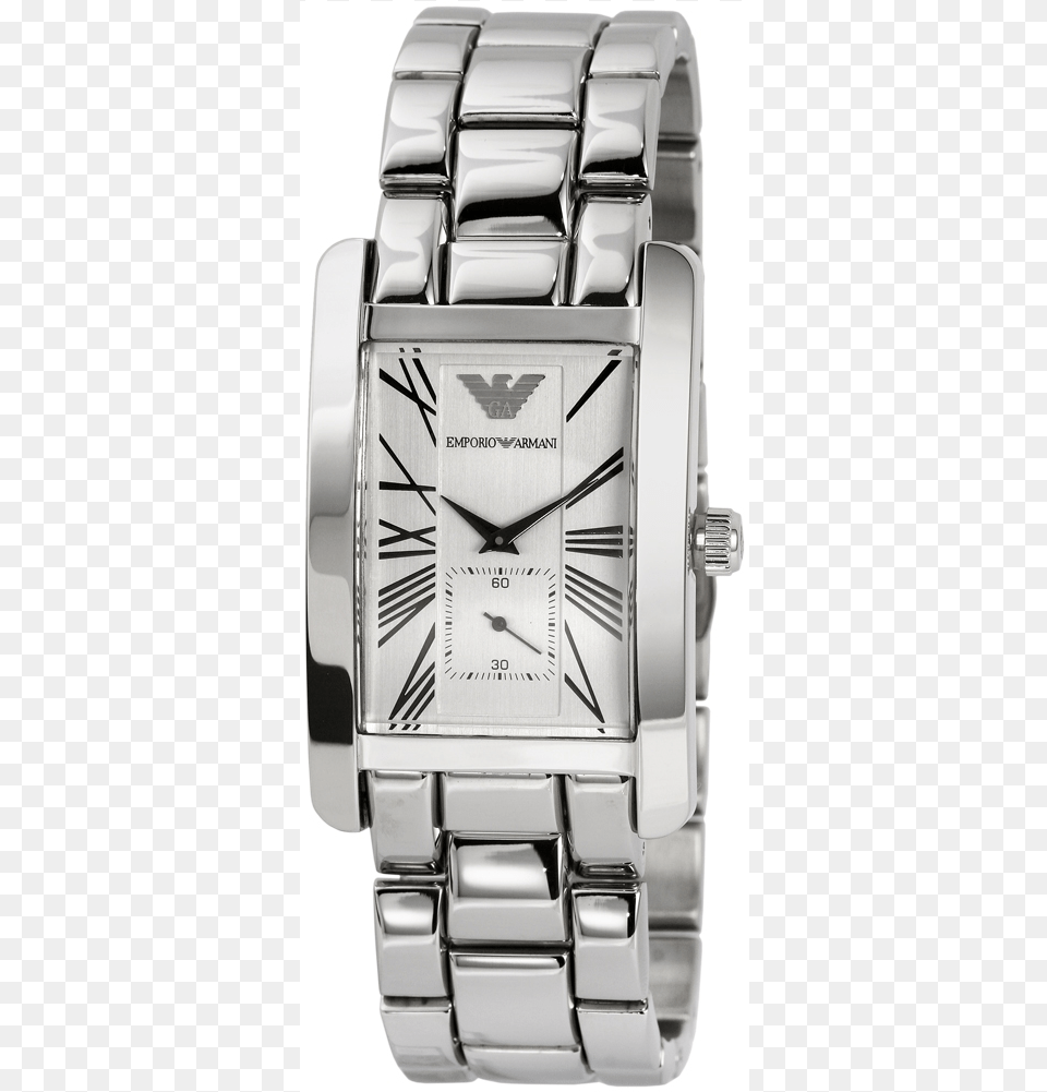 Emporio Armani Men39s Ar0145 Classic Stainless Steel Emporio Armani Ar0145 Classic Mens Watch, Arm, Body Part, Person, Wristwatch Free Png Download