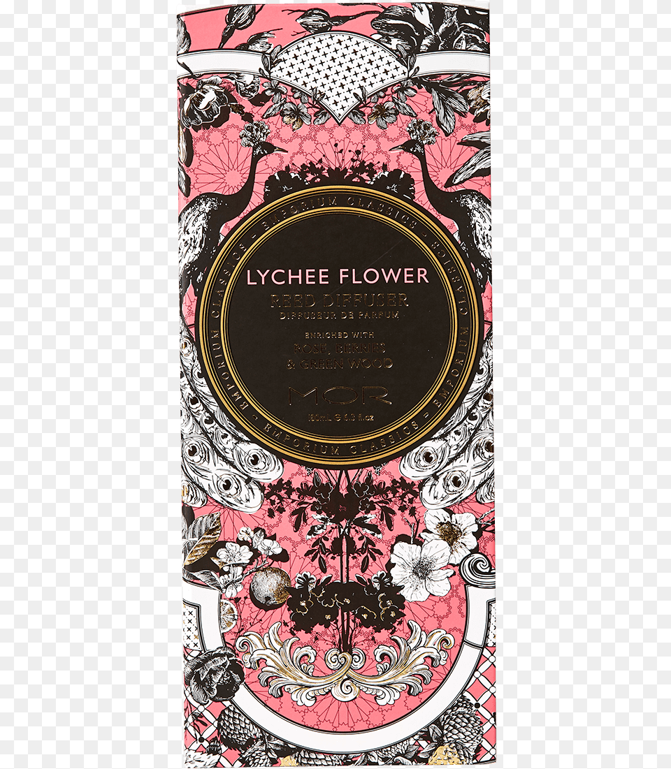Emporium Classics Lychee Flower Reed Diffuser Mor, Publication, Book, Pattern, Graphics Png