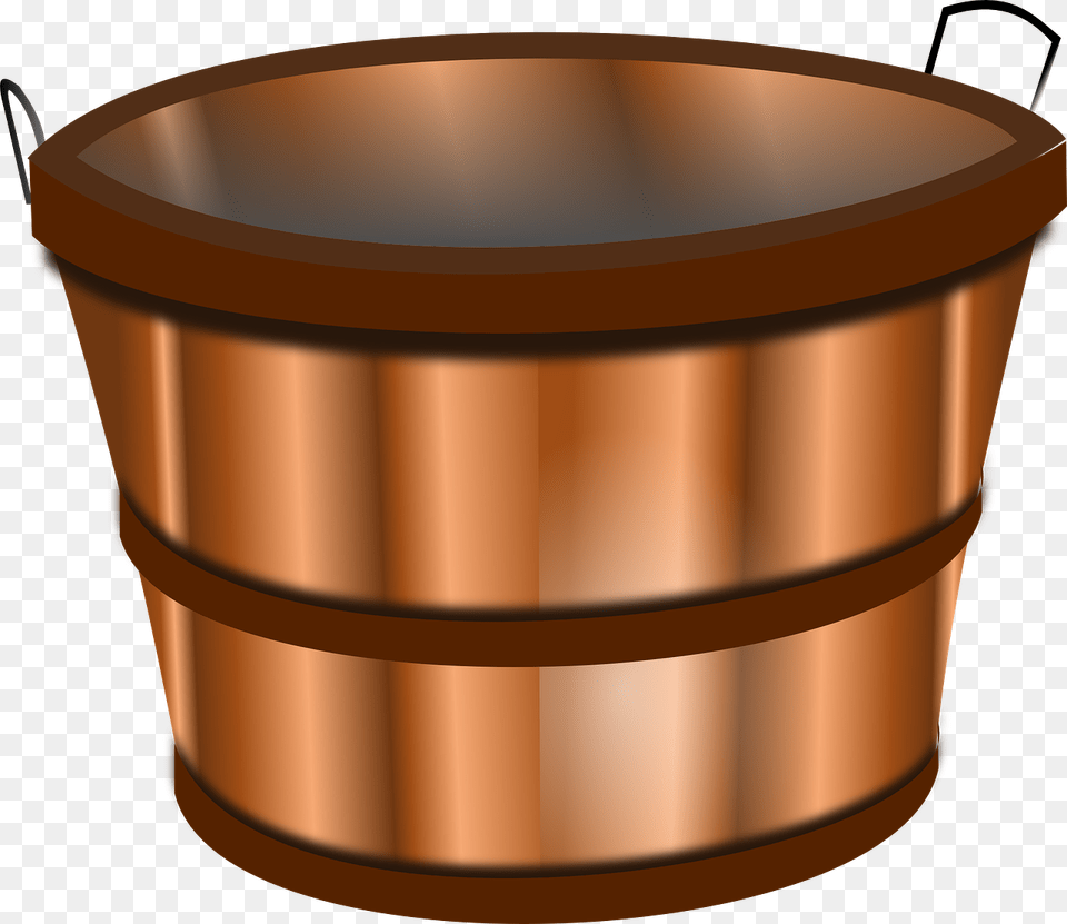 Empty Apple Basket Clipart, Bucket, Disk, Cookware, Pot Png Image