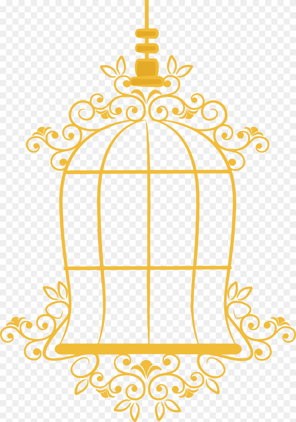 Empty Birdcage Clipart, Chandelier, Lamp, Cross, Symbol Free Transparent Png
