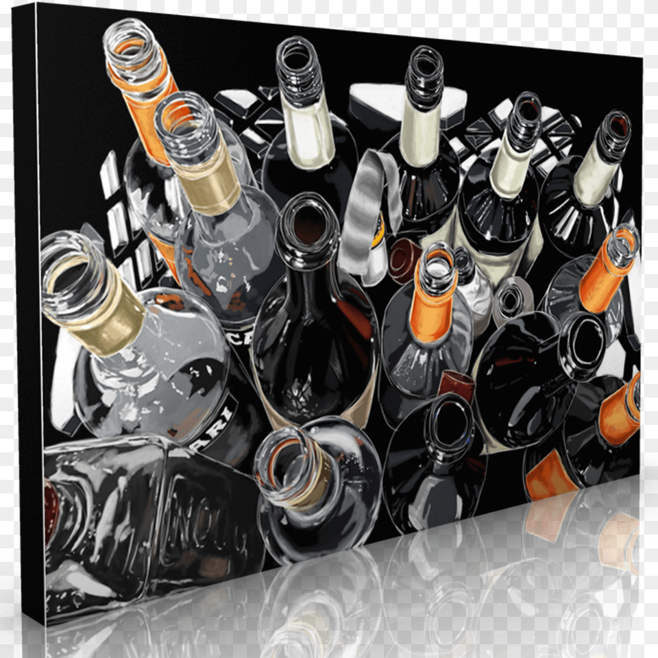 Empty Bottles Ice Beer, Alcohol, Beverage, Liquor, Bottle Free Png Download