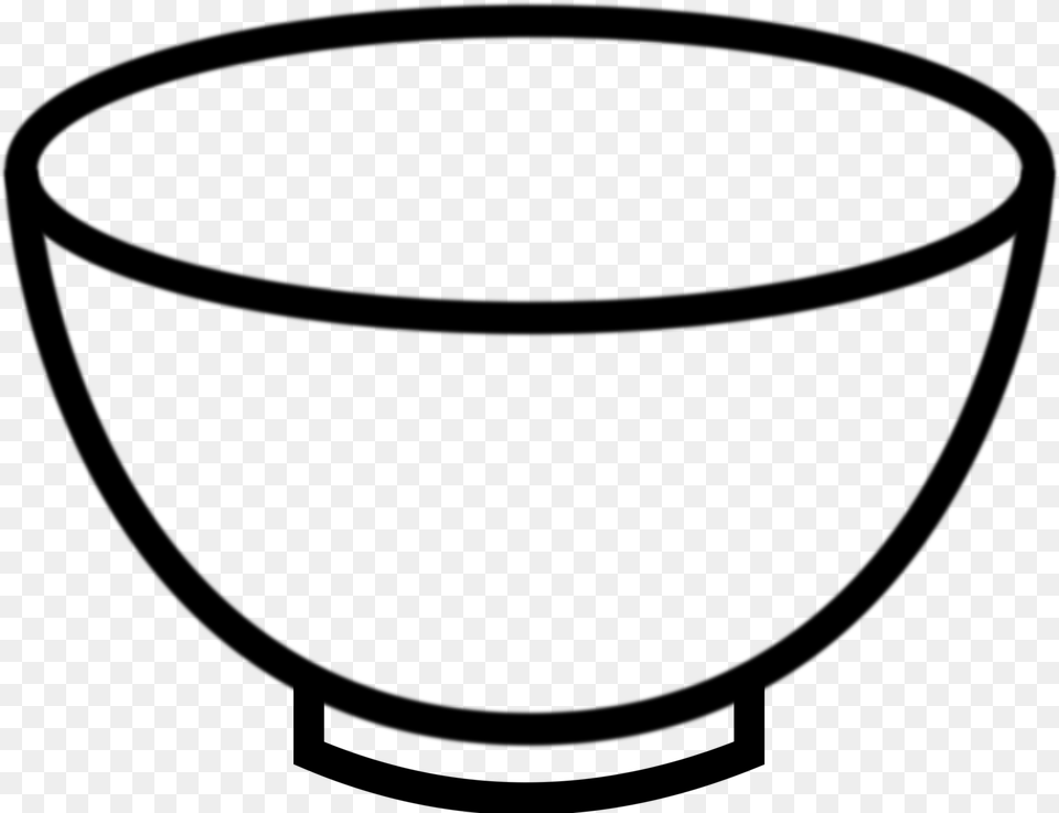 Empty Bowl Clip Arts Bowl Black And White, Gray Png Image