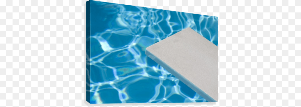 Empty Diving Board And Water Canvas Print Posterazzi Empty Diving Board Amp Water, Pool, Swimming Pool, Leisure Activities, Person Free Png Download